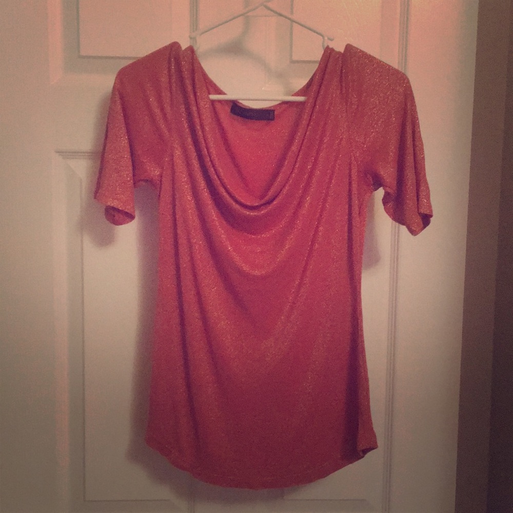 Scoop Neck Quarter Sleeve Top